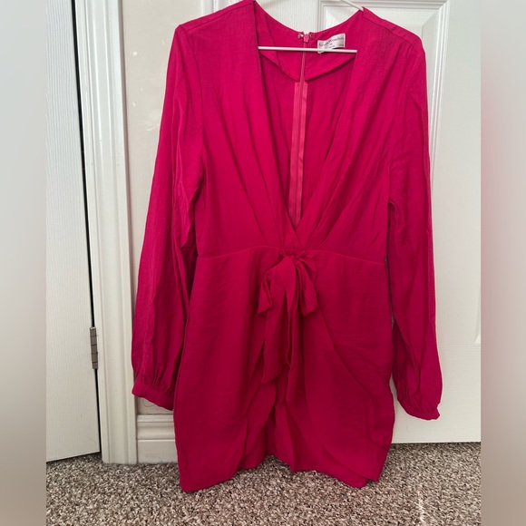 Seven Wonders - Wyatt Mini Dress (Fuchsia) - Picture 6 of 10